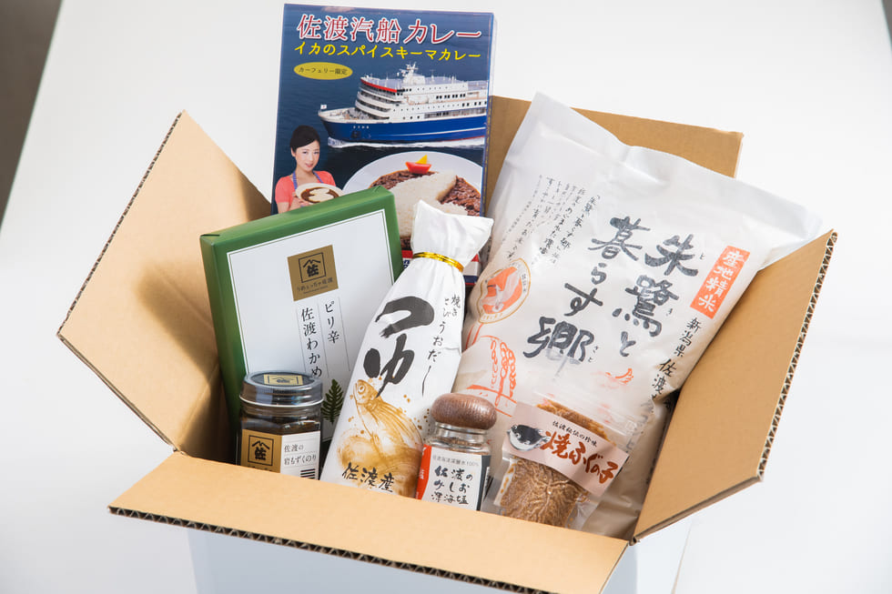 佐渡産認定米コシヒカリ「朱鷺と暮らす郷」2kgとご飯のお供セット　さどっさり　佐渡の魅力をどっさりご紹介